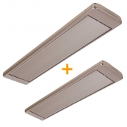 Два инфракрасных обогревателя Almac ИК-5 Серебро